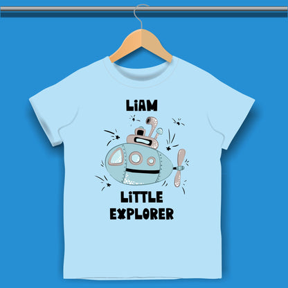 Little Explorer personalized T-shirt for Boys