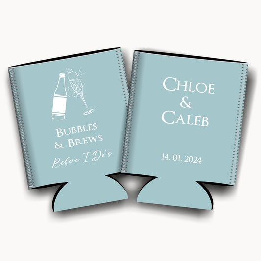 To have and to hold. Personalized Flat-Pack Collapsible Wedding Stubby Holders / Can Cooler. Wedding Favors. - Quantity of 20 - Design #60 - FREE SHIPPING