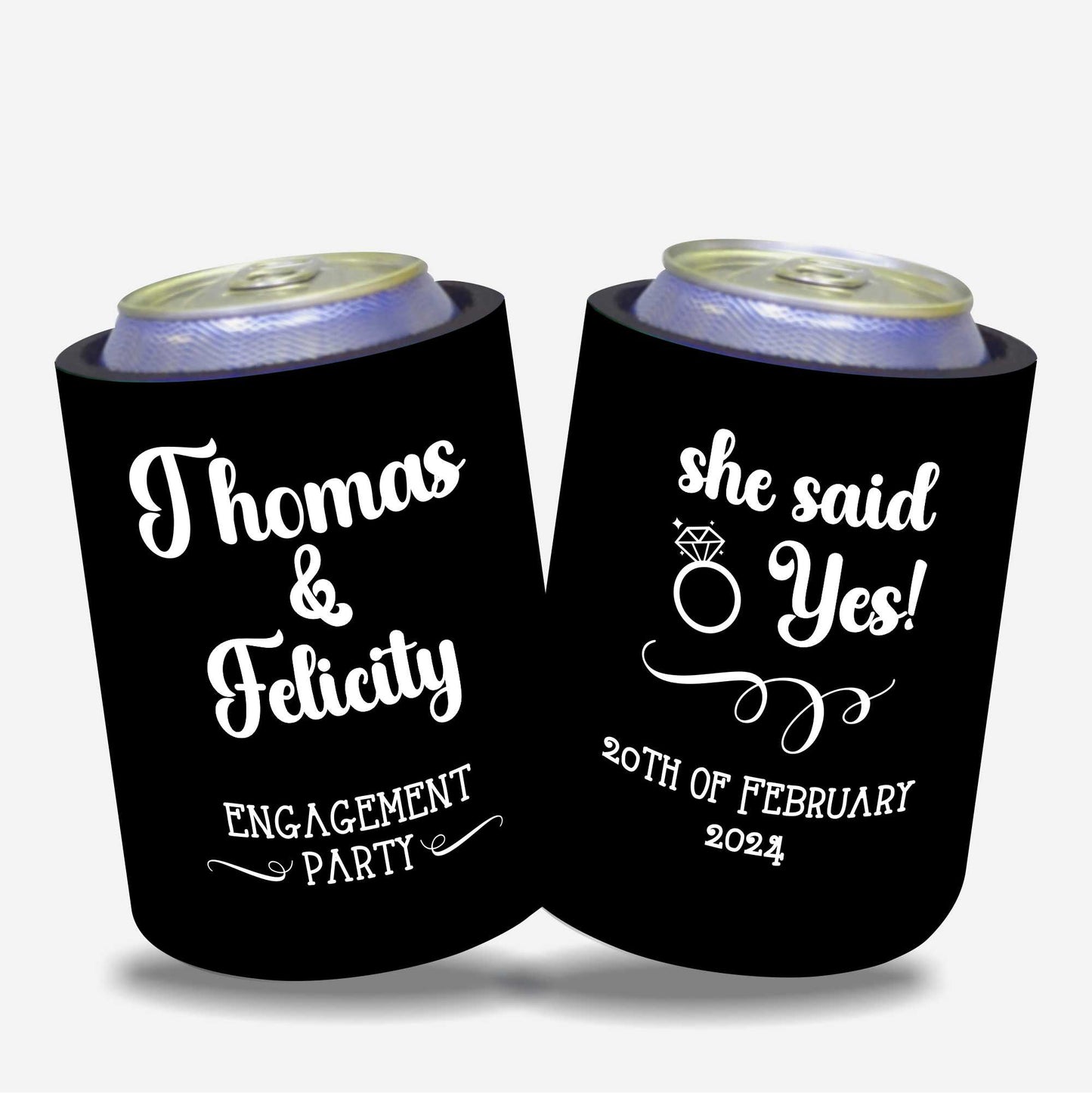 Personalized Stubby Holders Wedding 