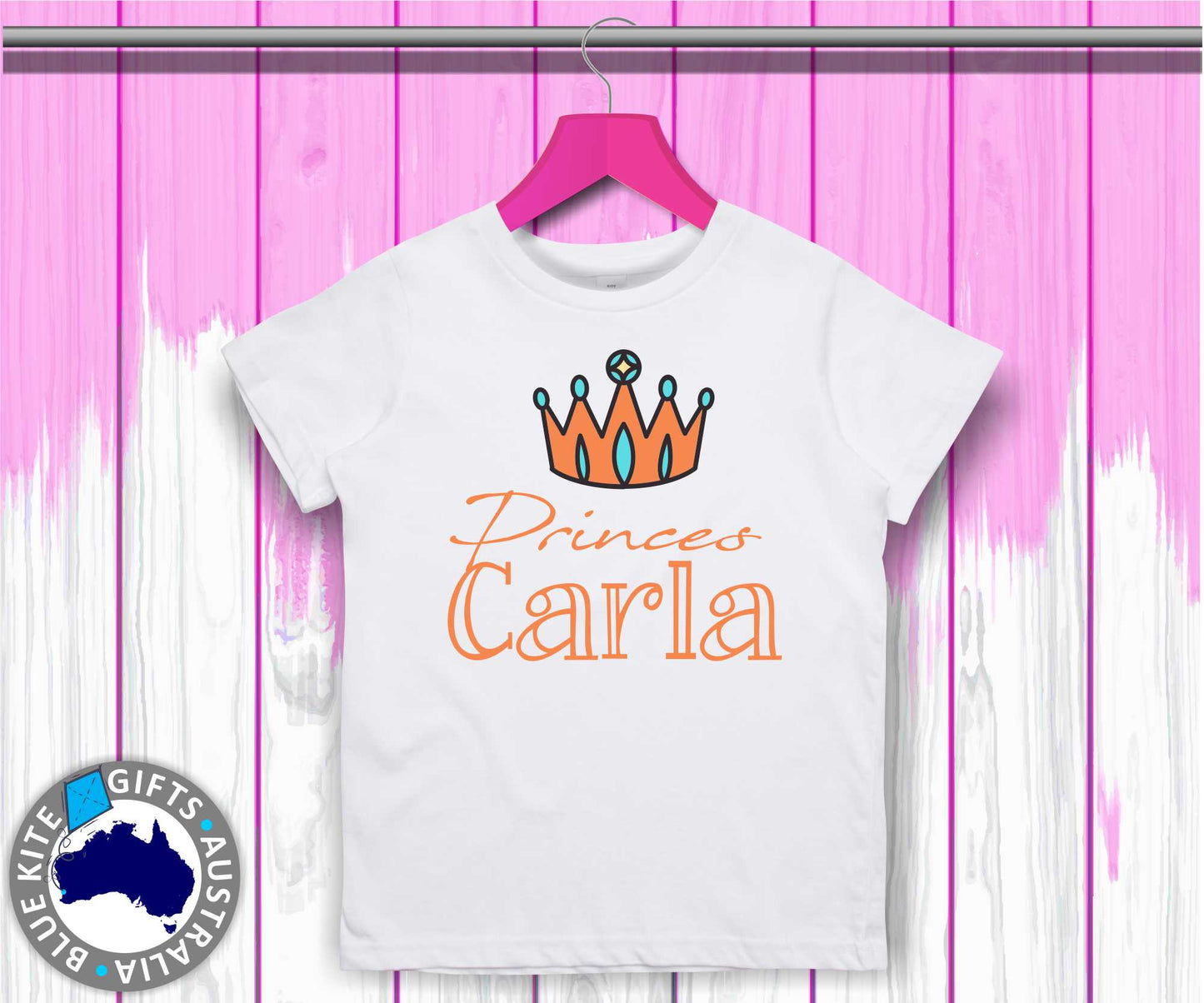 Personalized Princes T-shirt for Girls - #007