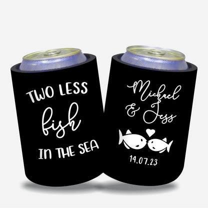 Personalised Wedding Stubby Holders  - Quantity 20 - #75 - FREE EXPRESS SHIPPING.