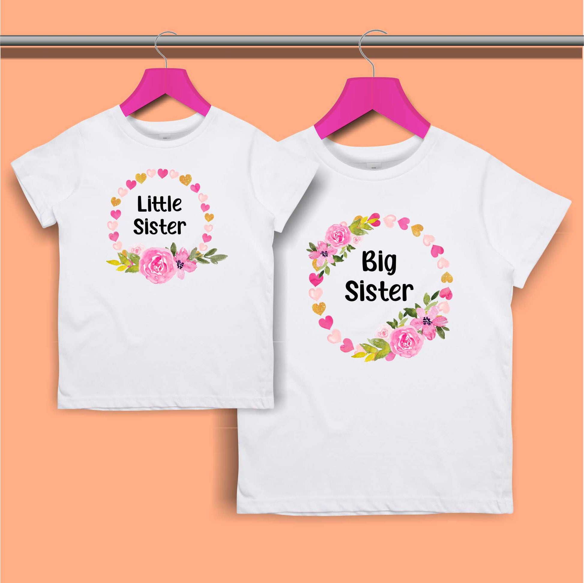 Big Sister, Little Sister T-shirt for Girls