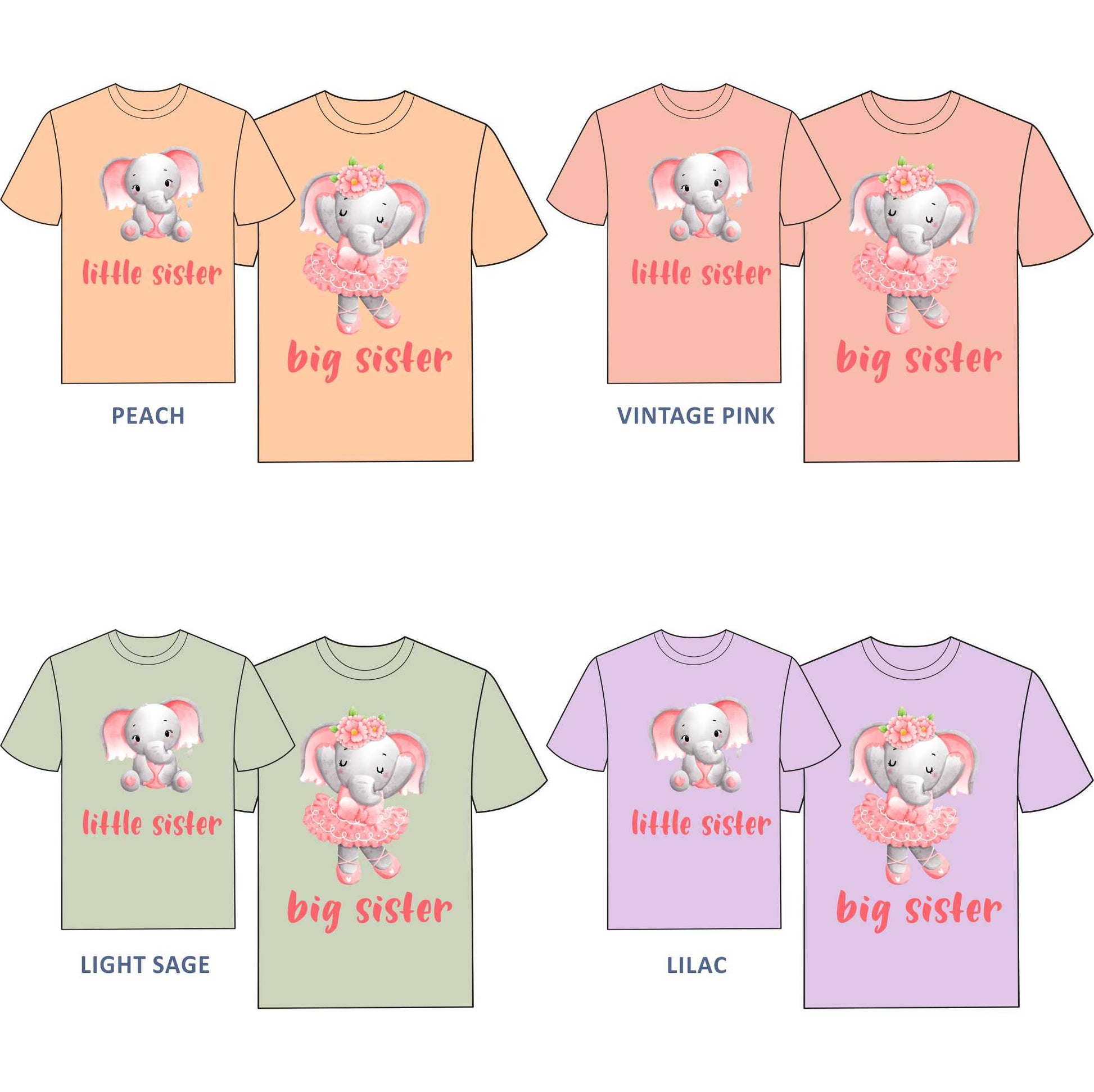 Big Sister, Little Sister T-shirt for Girls