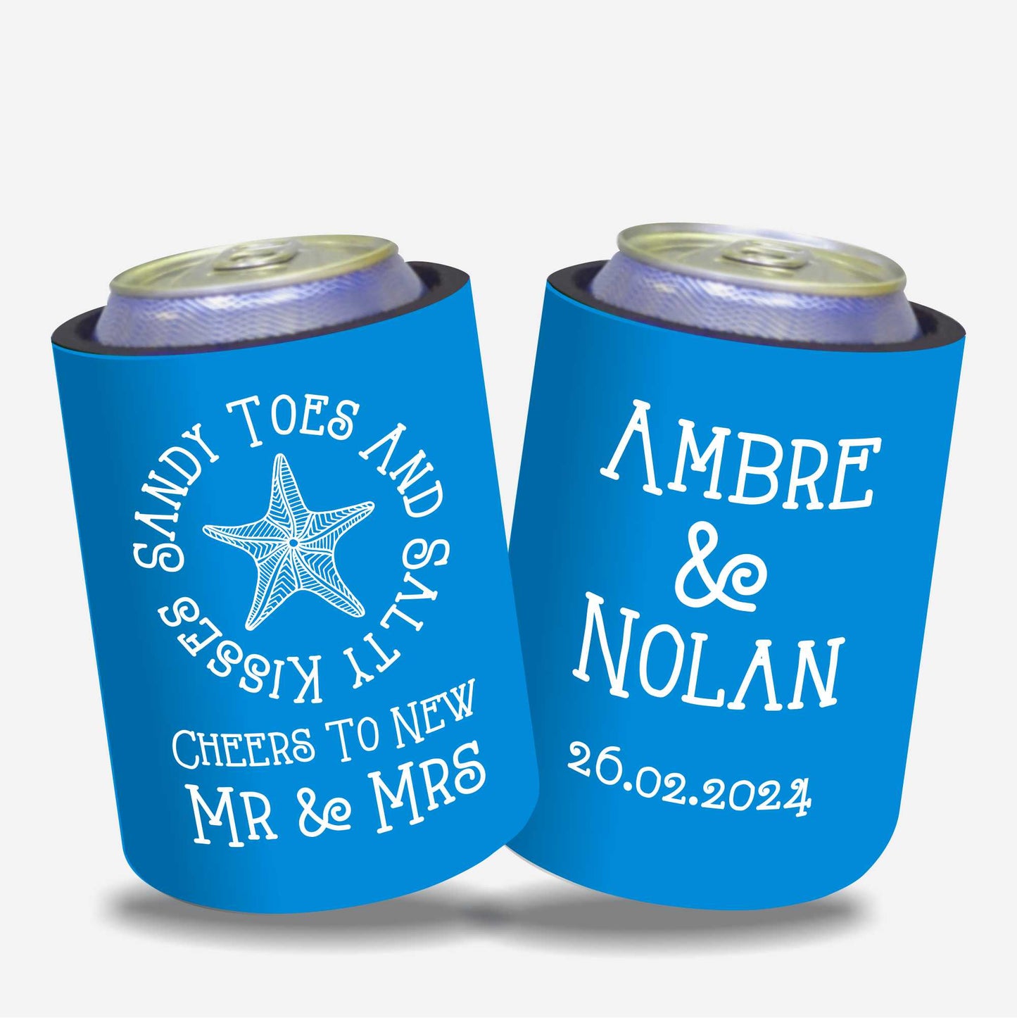 Personalised Stubby Holder Wedding 