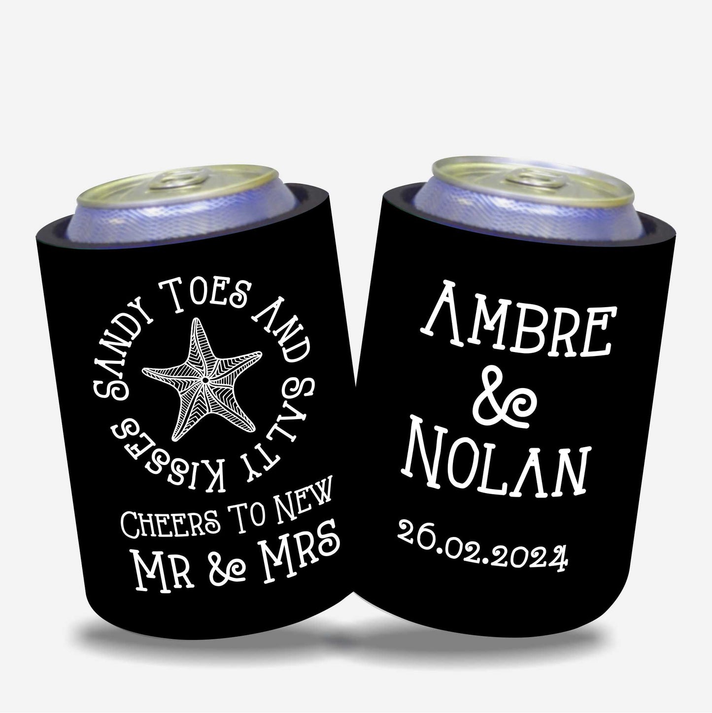 Personalised Stubby Holder Wedding 