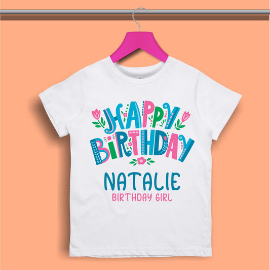 Birthday T-shirt for Girls