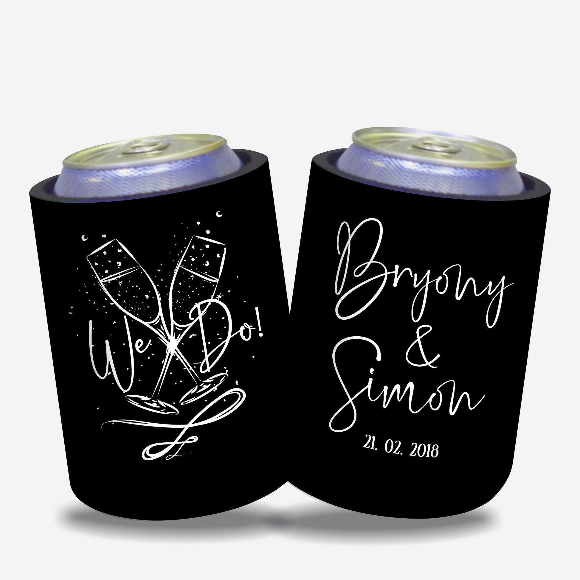 Personalised Stubby Holder Wedding  - We do!