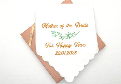 Embroidered Wedding Handkerchiefs #83