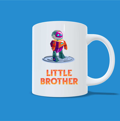 Robot Big Brother Little Brother T-shirt for Boys - #215