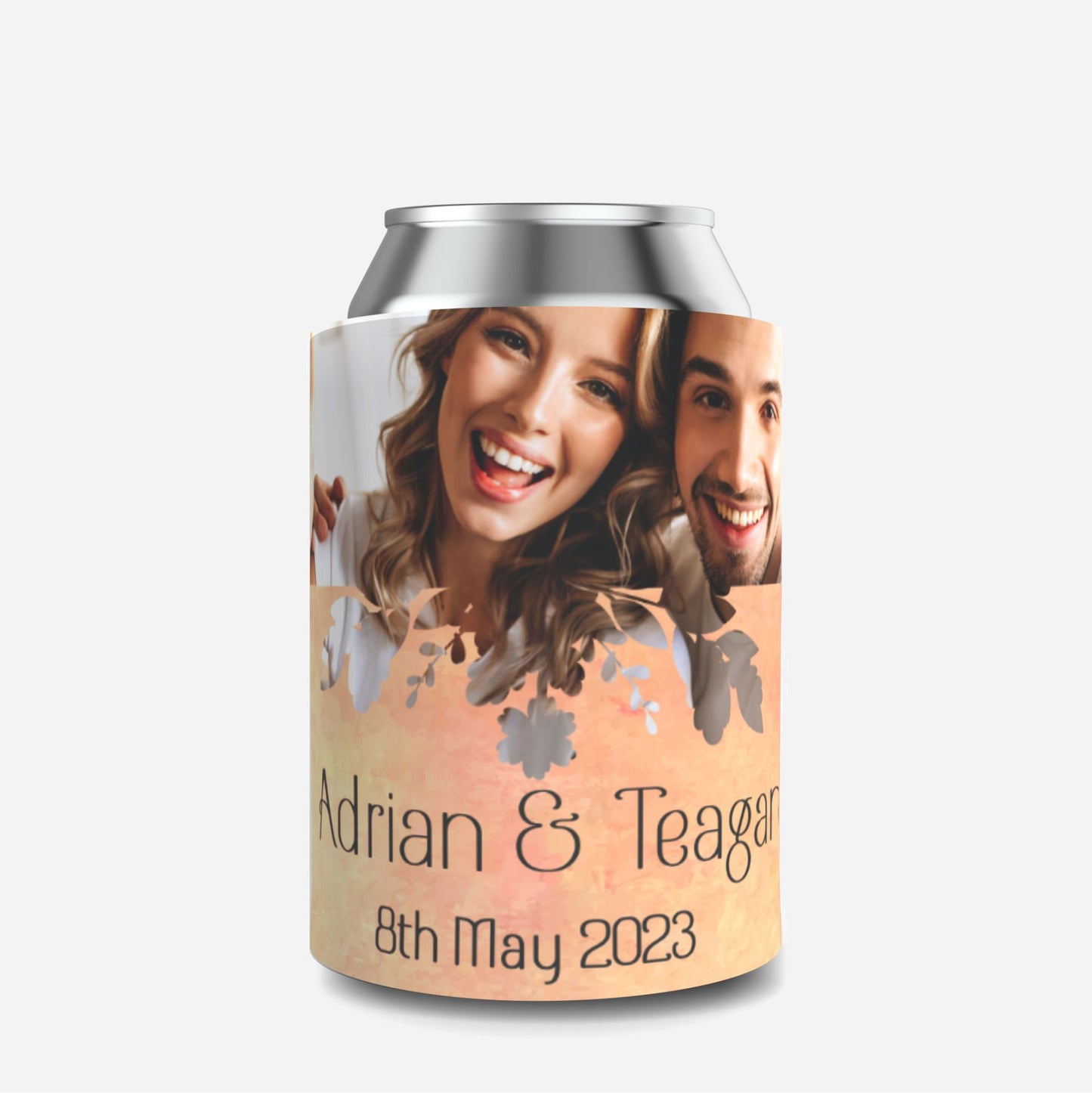 Personalised Wedding Stubby Holders - Quantity 20 - #266 - FREE EXPRESS SHIPPING.