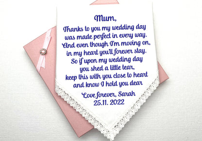 Wedding Gift Handkerchiefs