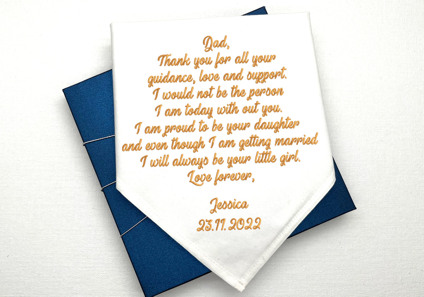 Embroidered Wedding Handkerchiefs #015