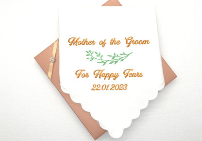 Embroidered Wedding Handkerchiefs #83