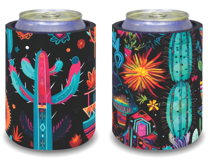 Stubby Holders for home. Set of 6. Full colour stubby holders. Cactus designs. #038