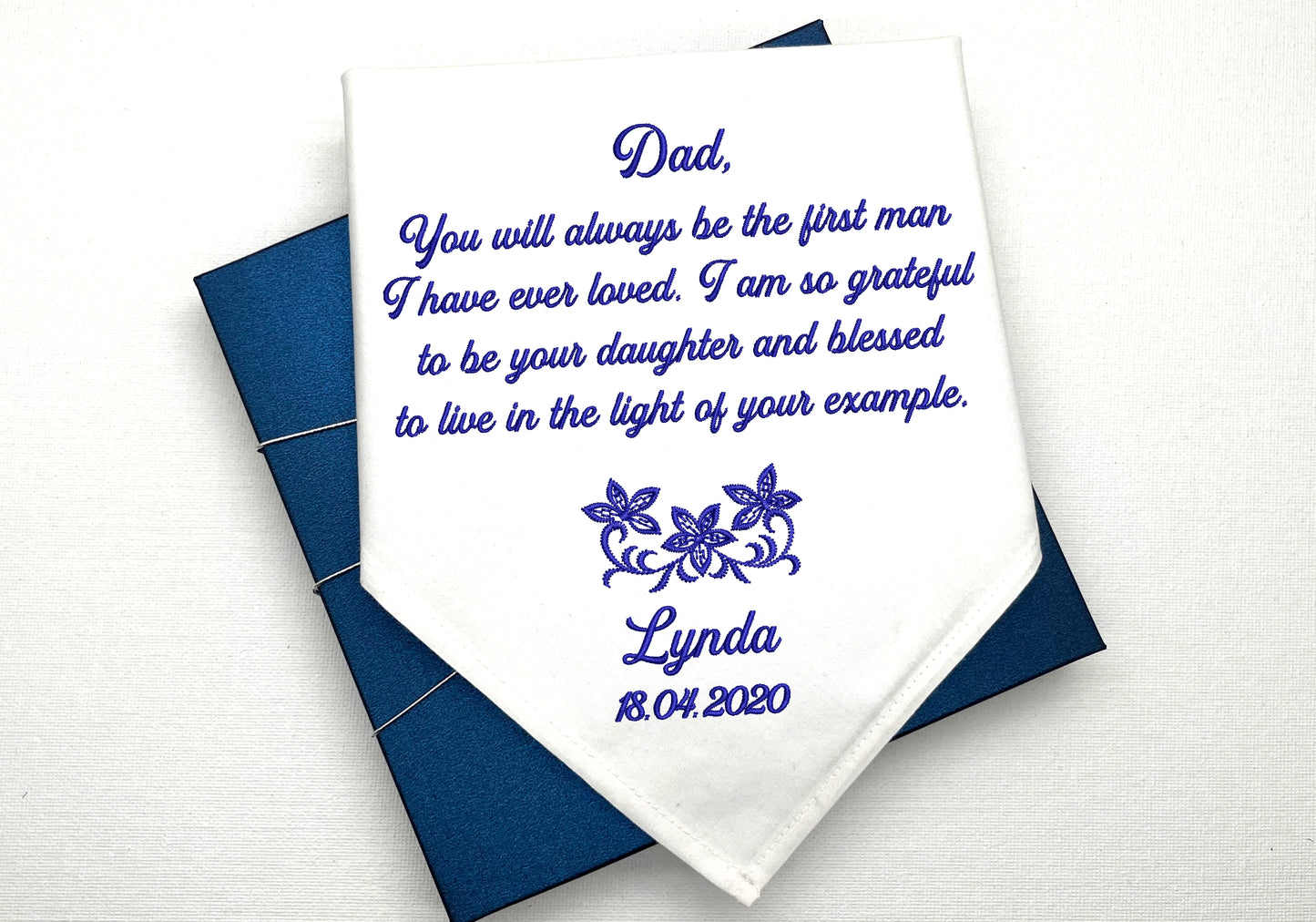 Embroidered Wedding Handkerchiefs #007