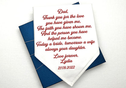 Embroidered Wedding Handkerchiefs #68