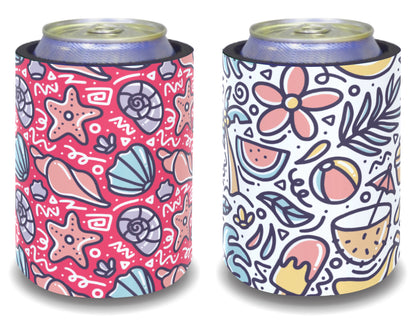 Stubby Holders for home. Set of 6. Full colour stubby holders. #009