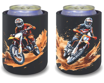 Stubby Holders for home. Set of 6. Full colour stubby holders. Motorcross bikes. #045