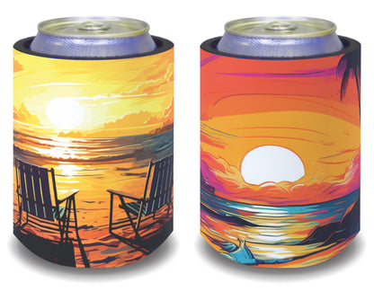 Stubby Holders for home. Set of 6. Full colour stubby holders. #028