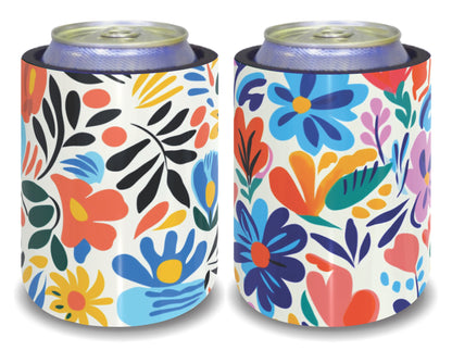 Stubby Holders for home. Set of 6. Full colour stubby holders. Floral design. #208