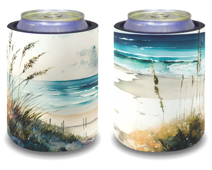 Stubby Holders for home. Set of 6. Full colour stubby holders. Vintage Ocean design #036