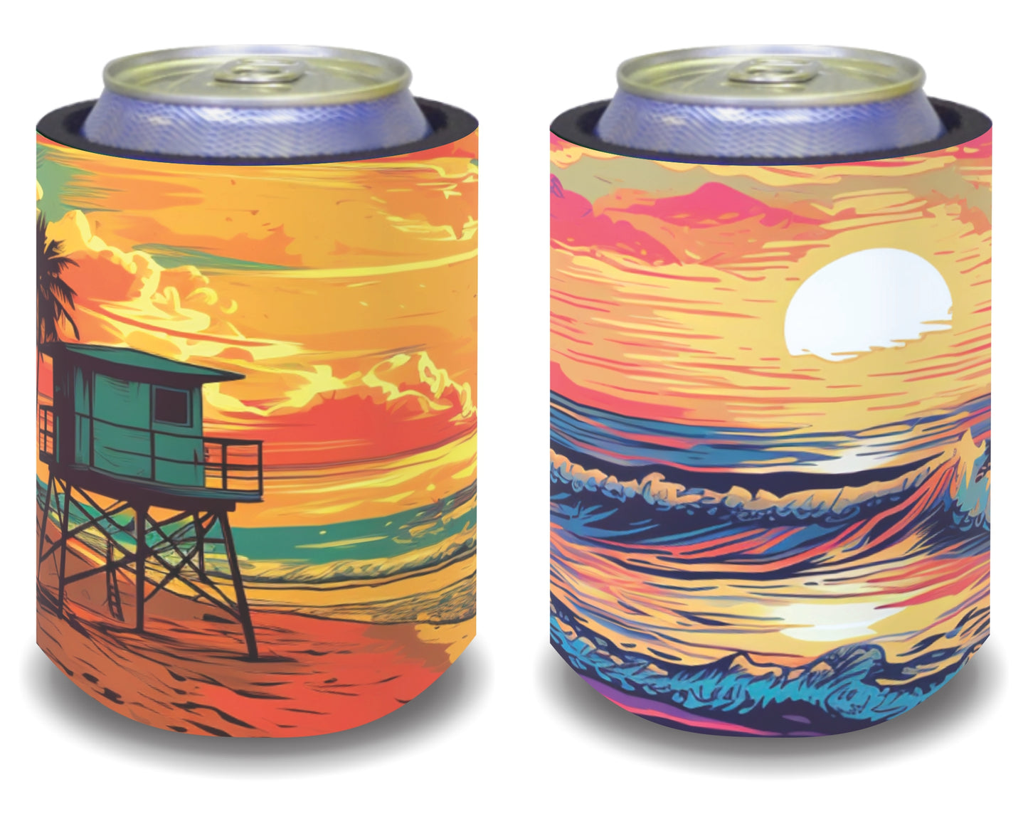 Stubby Holders for home. Set of 6. Full colour stubby holders. #028