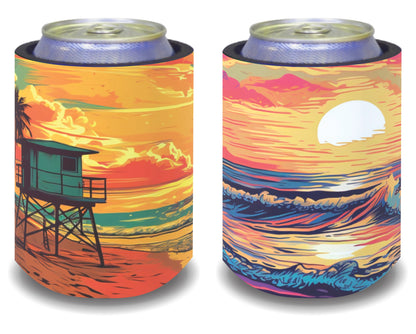 Stubby Holders for home. Set of 6. Full colour stubby holders. #028