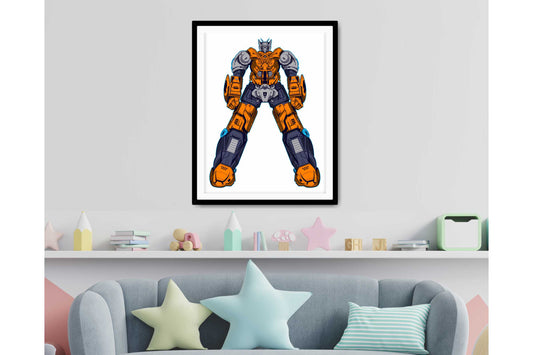 Wall Art Print for Boys Room Transformers