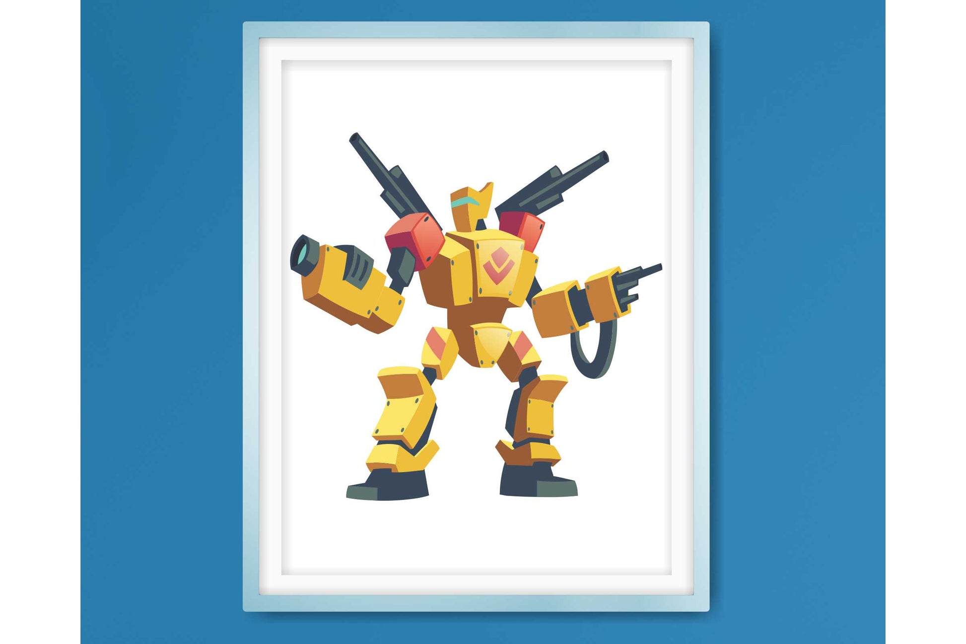 Wall Art Print for Boys Room Transformers