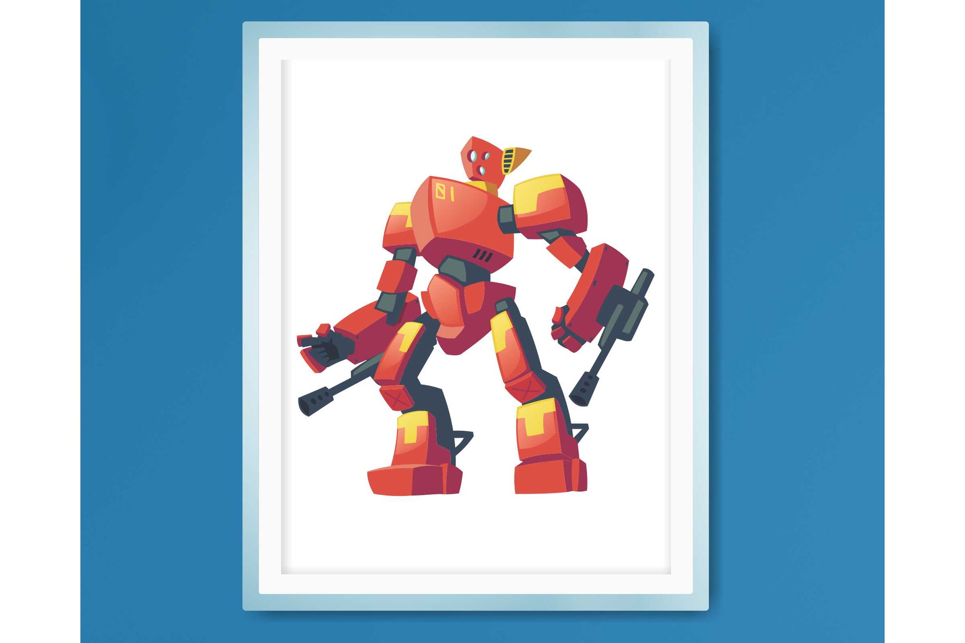 Wall Art Print for Boys Room Transformers