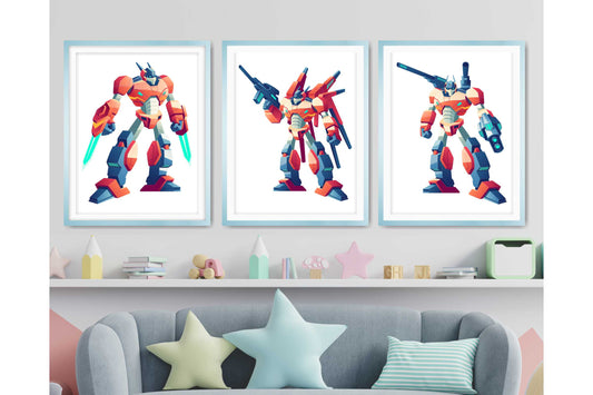 Wall Art Print for Boys Room