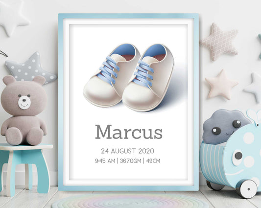 Wall Art Prints For Boys Room. Personalized baby boy print