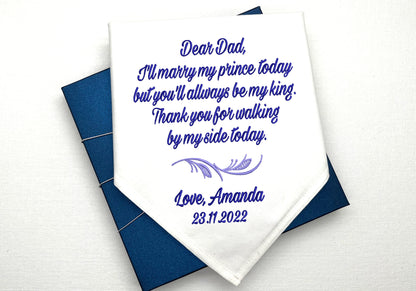 Embroidered Wedding Handkerchiefs #26