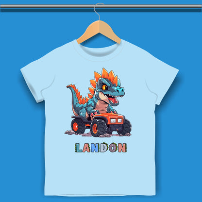 Dinosaur monster Truck T-shirt for Boys