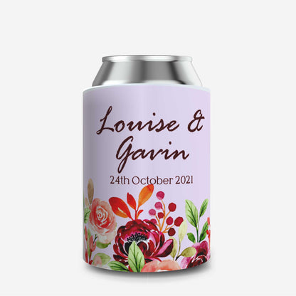 Quantity 10 - Personalised Stubby Holders - Wedding - #270 - FREE SHIPPING.