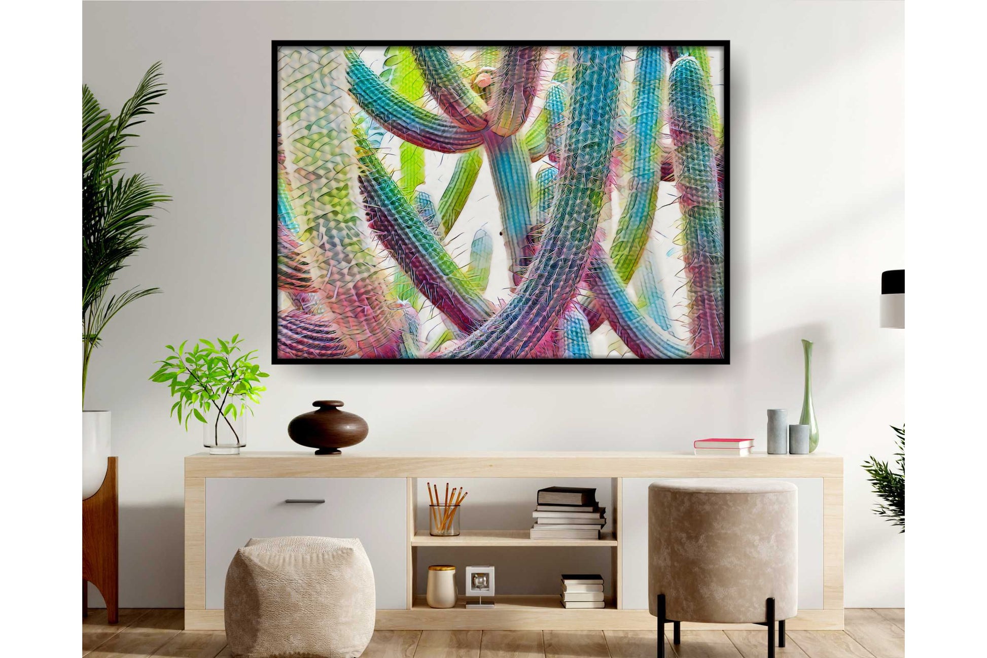 Floral and tropical floral wall art prints.