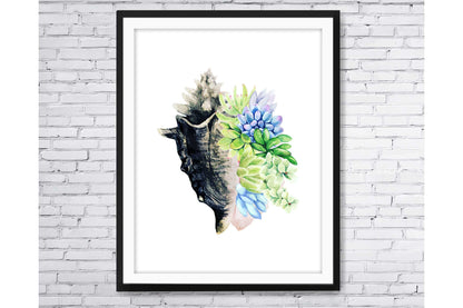 Floral and tropical floral wall art prints.