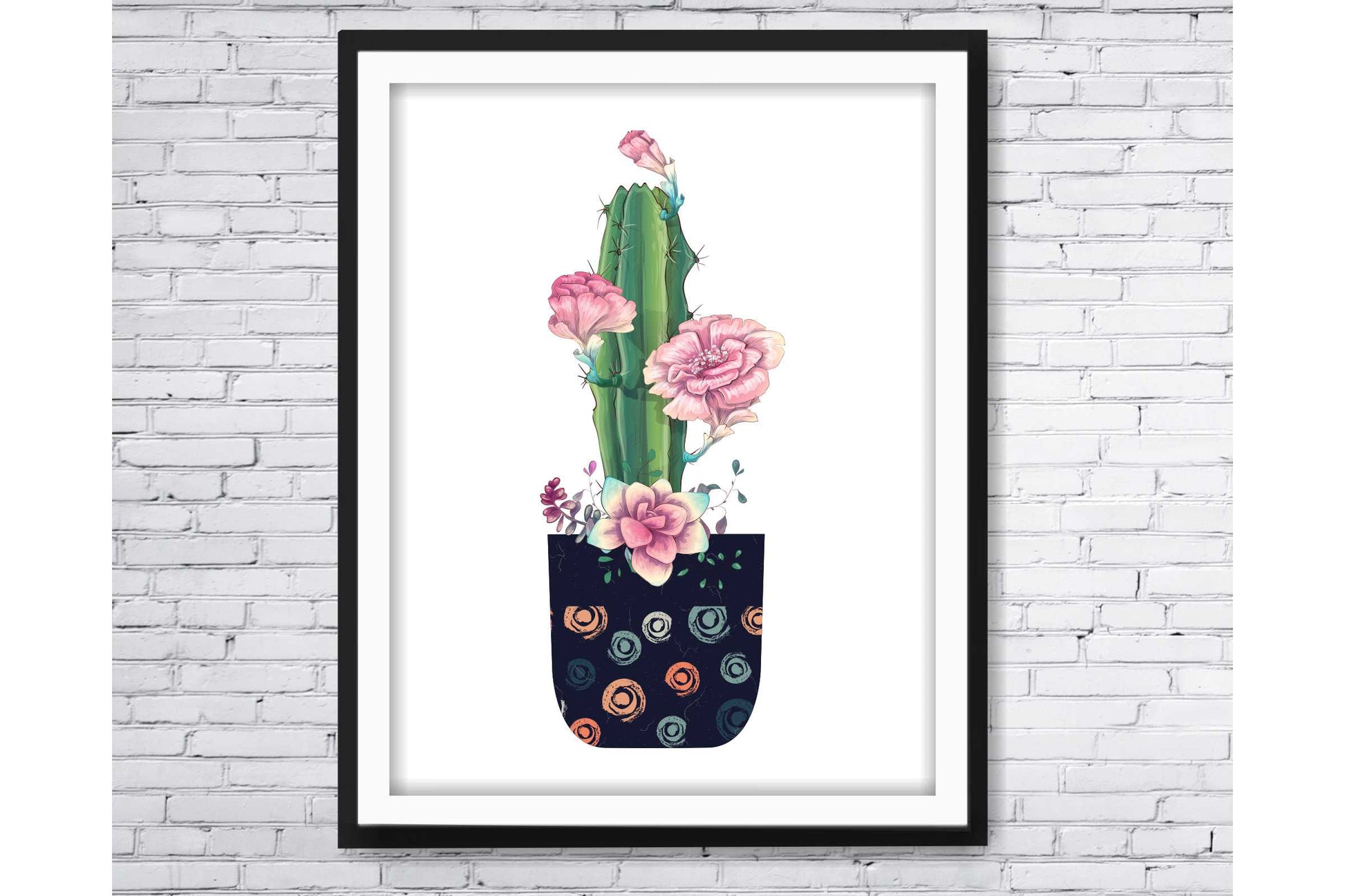 Floral and tropical floral wall art prints.