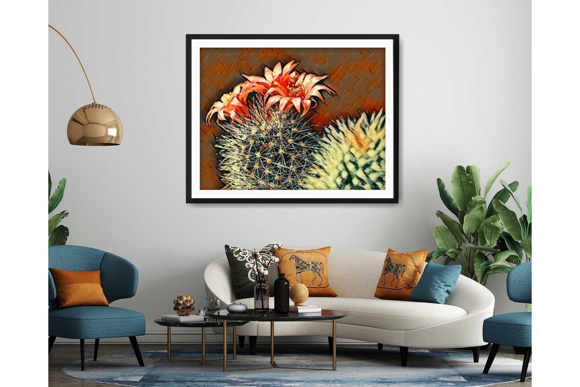 Floral and tropical floral wall art prints.