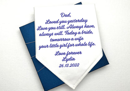 Wedding Gift Handkerchiefs