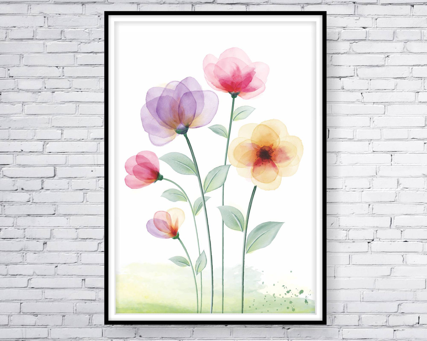 Floral and tropical wall art. Floral and tropical wall prints