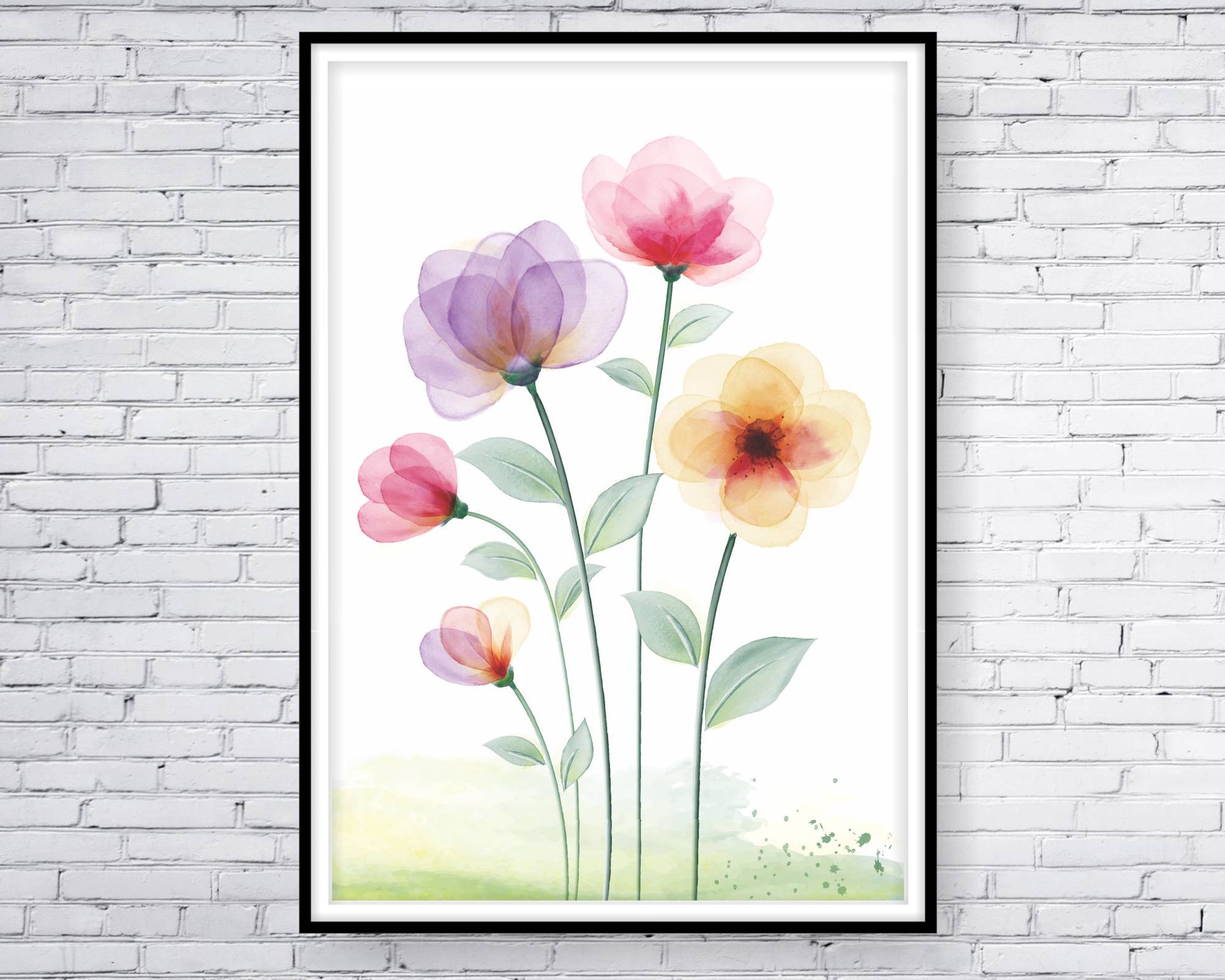 Floral and tropical wall art. Floral and tropical wall prints