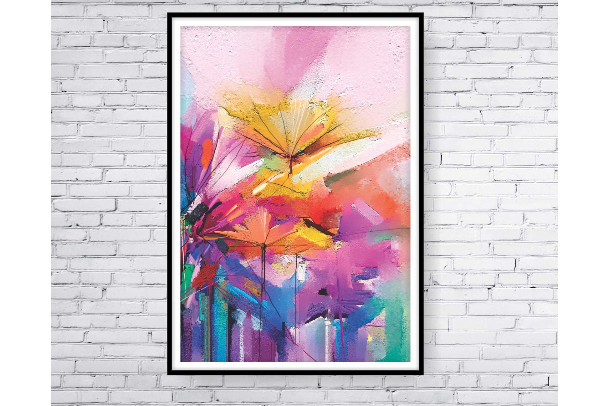 loral and tropical floral wall art. Watercolour Floral and tropical floral prints.