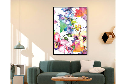 loral and tropical floral wall art. Watercolour Floral and tropical floral prints.