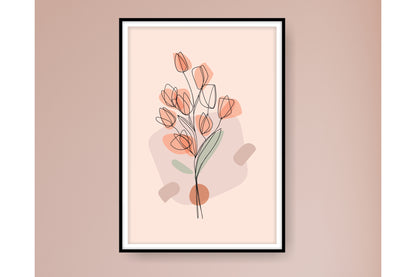 Floral and tropical floral wall art. Floral and tropical floral prints.