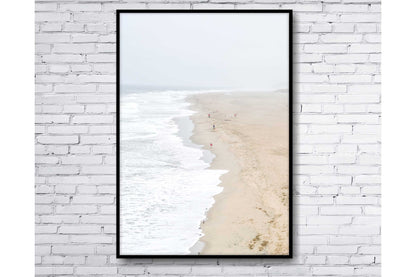 Pastel Colours Wall Art. Coastal scene. Serene beach scene. Set of 3 prints. A4 Size. #002