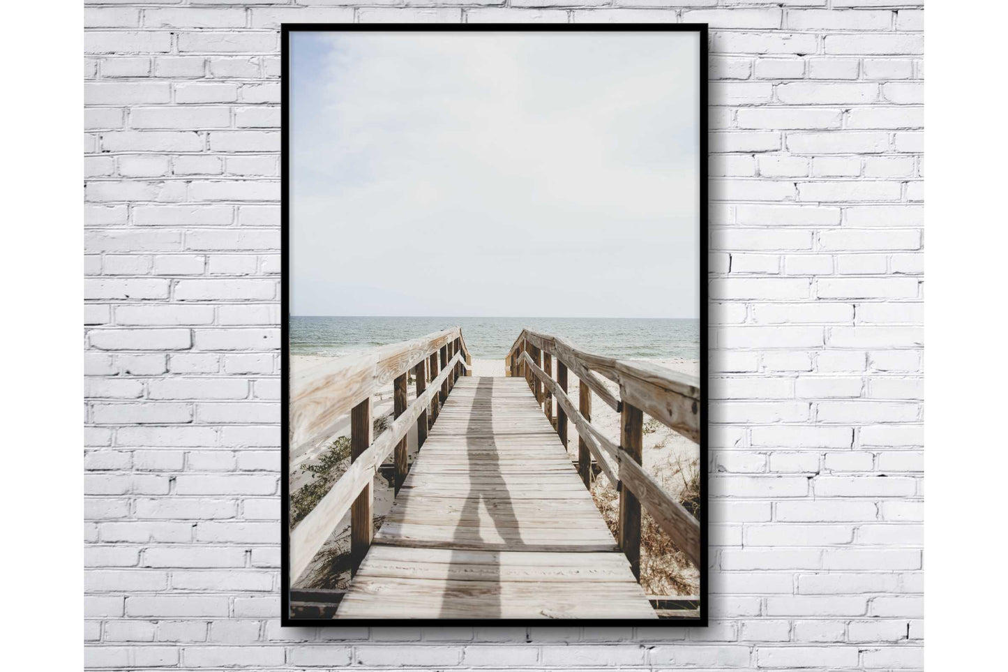 Pastel Colours Wall Art. Coastal scene. Serene beach scene. Set of 3 prints. A4 Size. #002