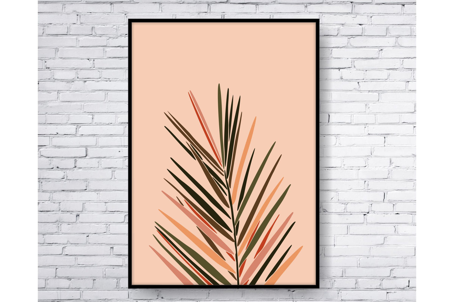 Floral and tropical floral wall art. Tropical leavs print.