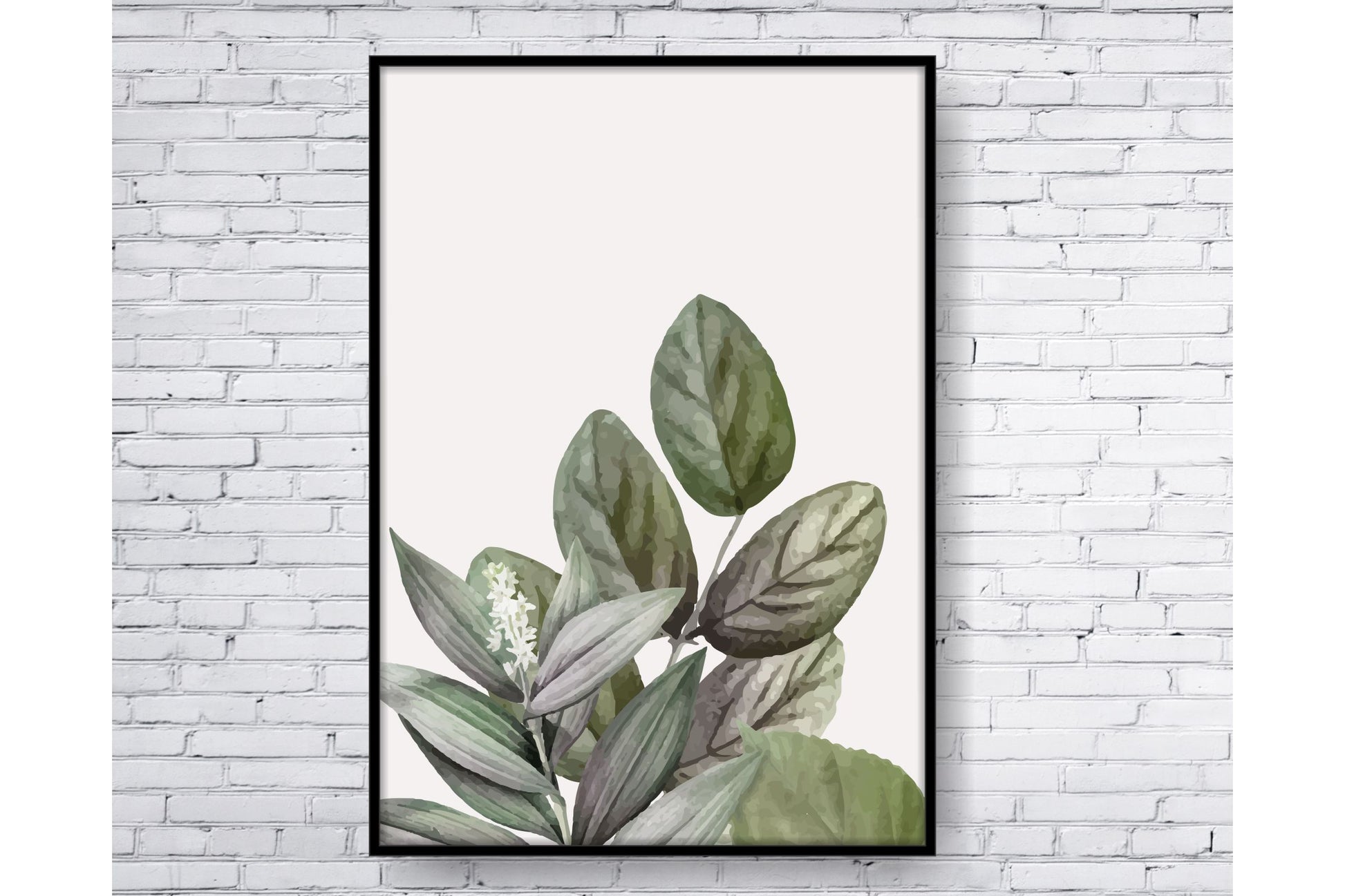 Floral and tropical floral wall art. Tropical leavs print.