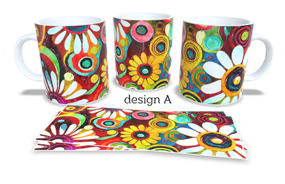 Colourfull Coffee and Tea Mug. Coffee Cup. Tea Mug. 